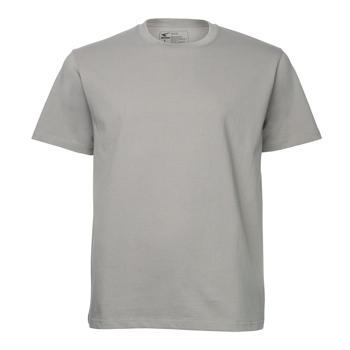 Sfida Leo Unisex Relaxed Fit Cotton T-Shirt - Grey (Mens/Womens Tee)