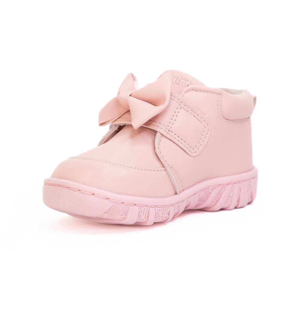 Billycart Lexi Bow Baby and Toddler First Walker Boots Shoes in Pink