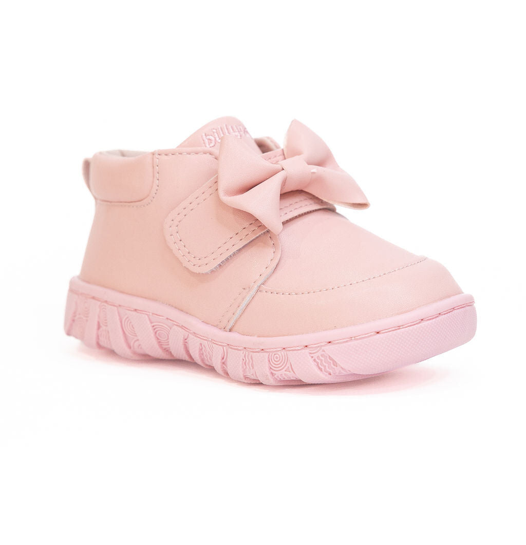 Billycart Lexi Bow Baby and Toddler First Walker Boots Shoes in Pink