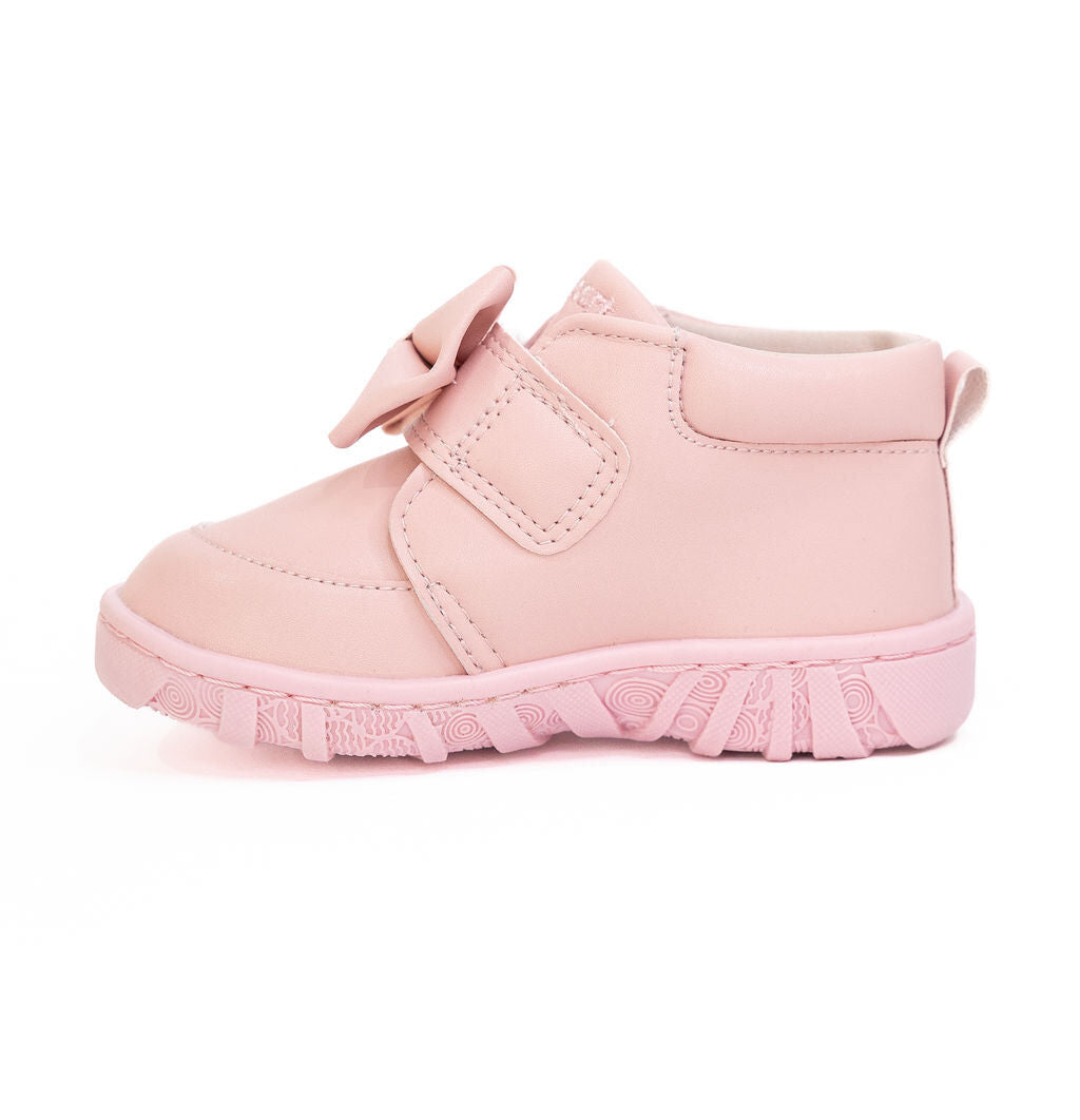 Billycart Lexi Bow Baby and Toddler First Walker Boots Shoes in Pink