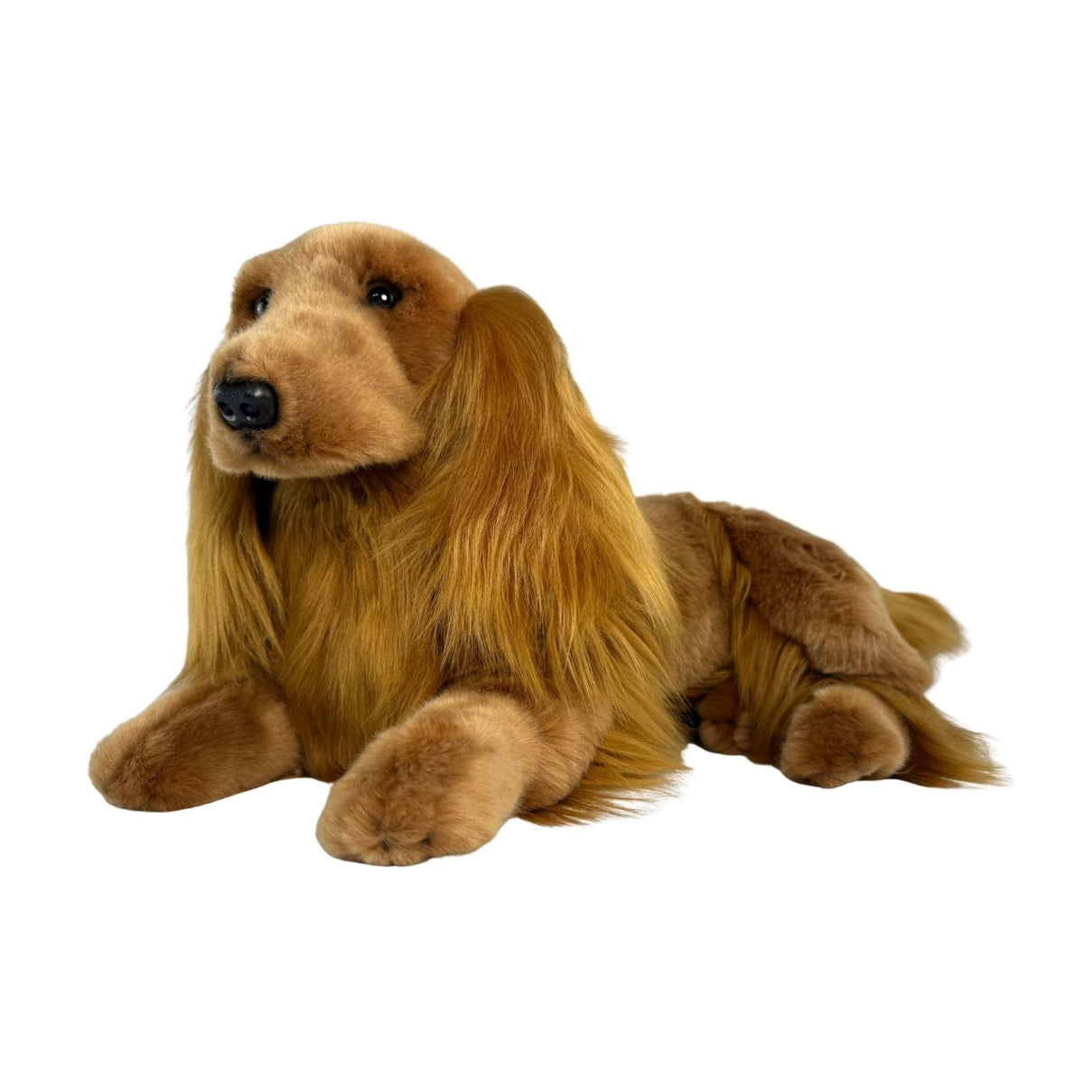 Bocchetta Lexie 40cm Lying Cocker Spaniel Plush Toy (Realistic Stuffed Animal Dog Gift)