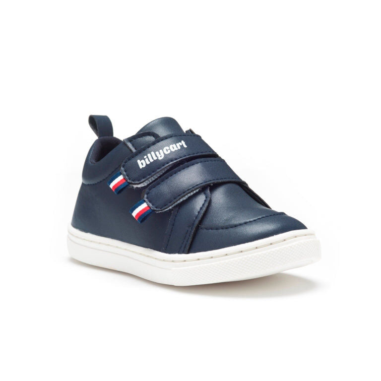 BILLYCART Barefoot Wide-Fit First Walker Sneaker Shoes Jesse in Navy Blue