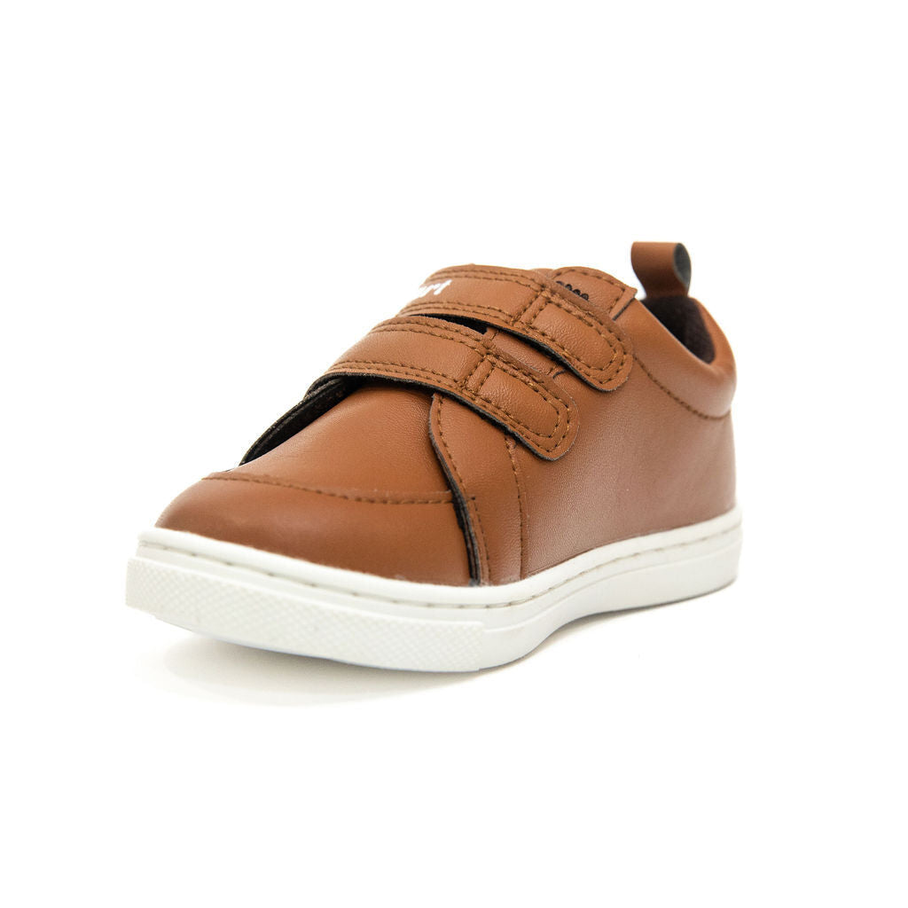 BILLYCART Barefoot Wide-Fit First Walker Shoes Archie in Tan Brown
