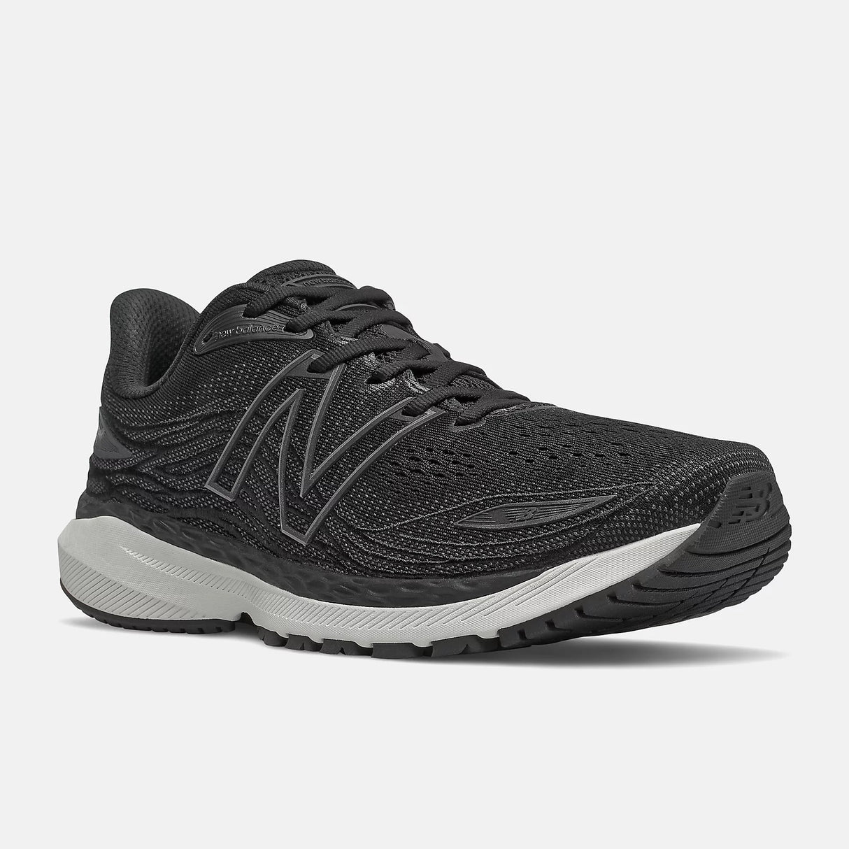 New Balance Fresh Foam X 860 V12 Mens Running Shoes - Black/White (Sneakers/Runners)