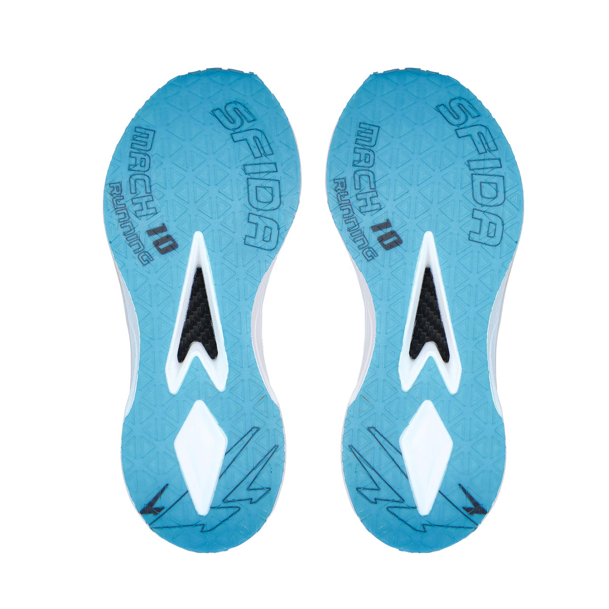 Sfida Mach 10 Womens Performance Runners - Sky (Running Shoes/Sneakers)