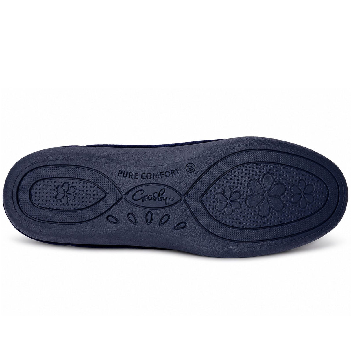 Marcy 2 Womens Slippers Slip On Indoor Outdoor Quilted Moccasins - Deep Navy