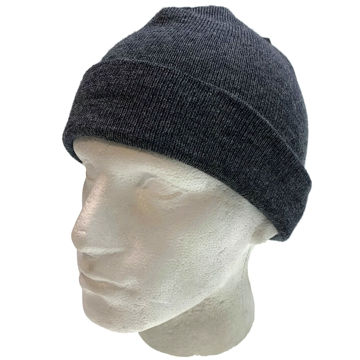 3pc Set Mens Charcoal Fine Knit Beanie Hat Dents Knit Scarf Thinsulate Gloves