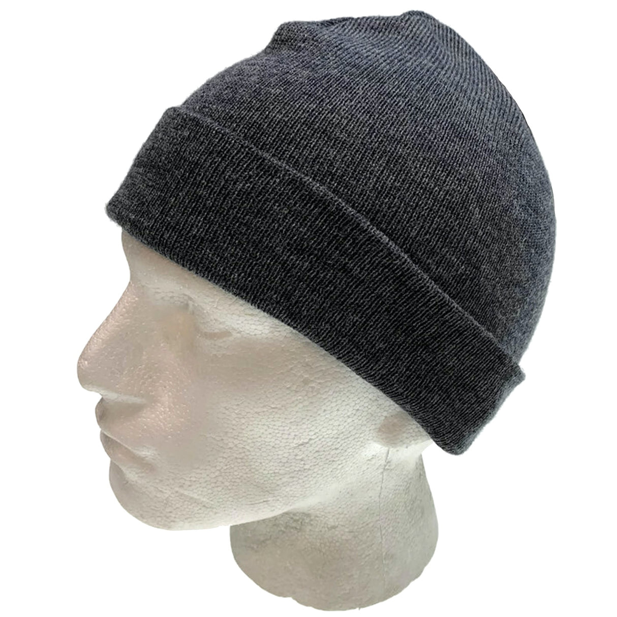 3pc Set Mens Charcoal Fine Knit Beanie Hat Dents Knit Scarf Thinsulate Gloves