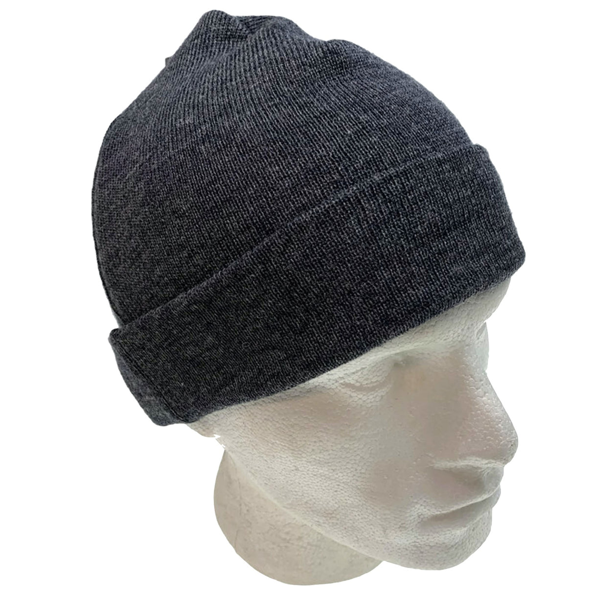 3pc Set Mens Charcoal Fine Knit Beanie Hat Dents Knit Scarf Thinsulate Gloves