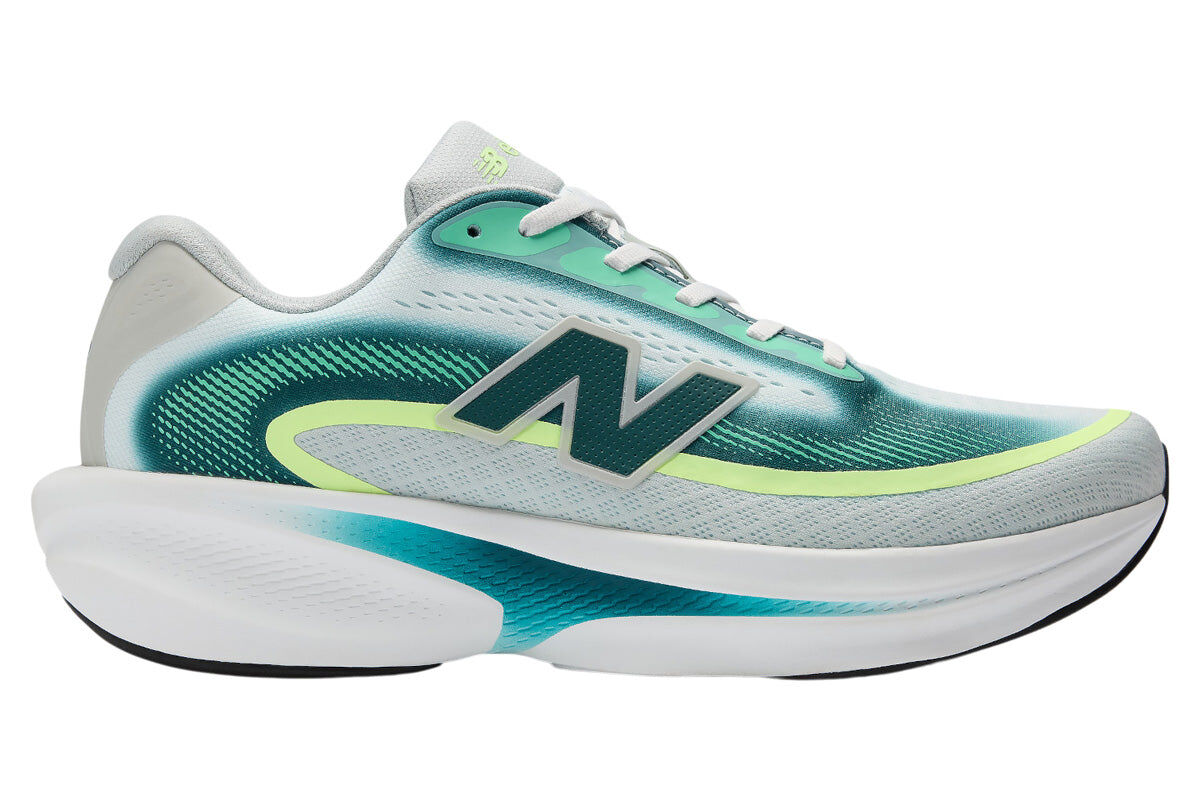 New Balance Mens Ellipse Sneakers Shoes in Deep End / Glint Blue / Medusa Green
