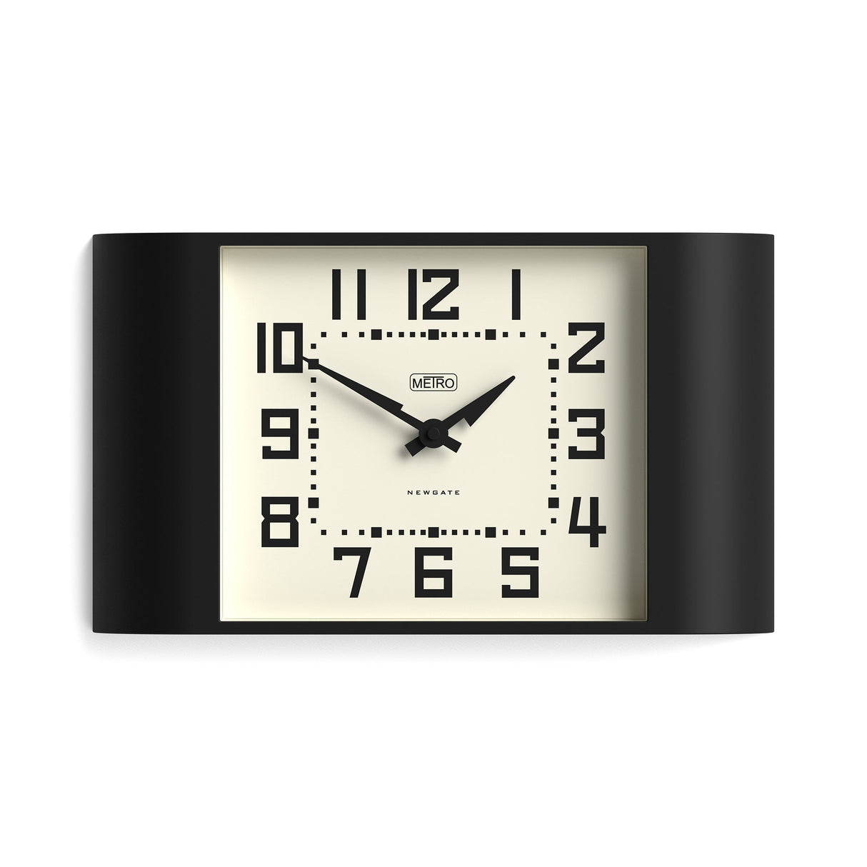 Newgate Metro Wall Clock - Black