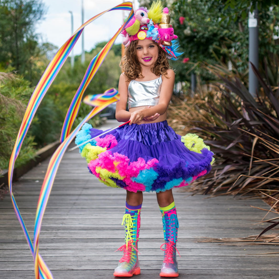 MADMIA Unicorn Girls Knee High Socks - Kids & Adults Ages 6-99 (Crazy Sock Day)