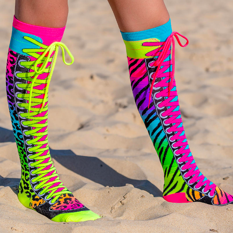 MADMIA Safari Knee High Socks - Kids & Adults Ages 6-99 (Crazy Sock Day)