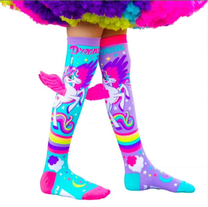 Mini Pony Toddlers Long Knee High Socks - Girl’s Pair - Multicolour