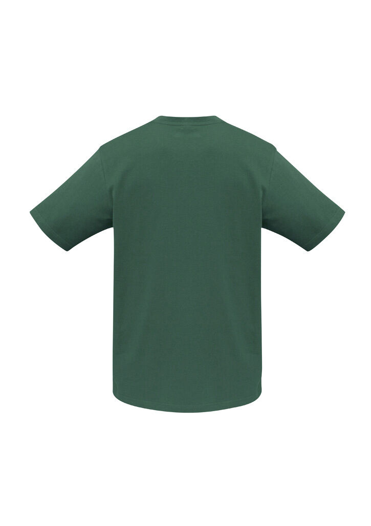 Mens Plain Bottle Green T-Shirt - 100% Cotton Casual Basic Top