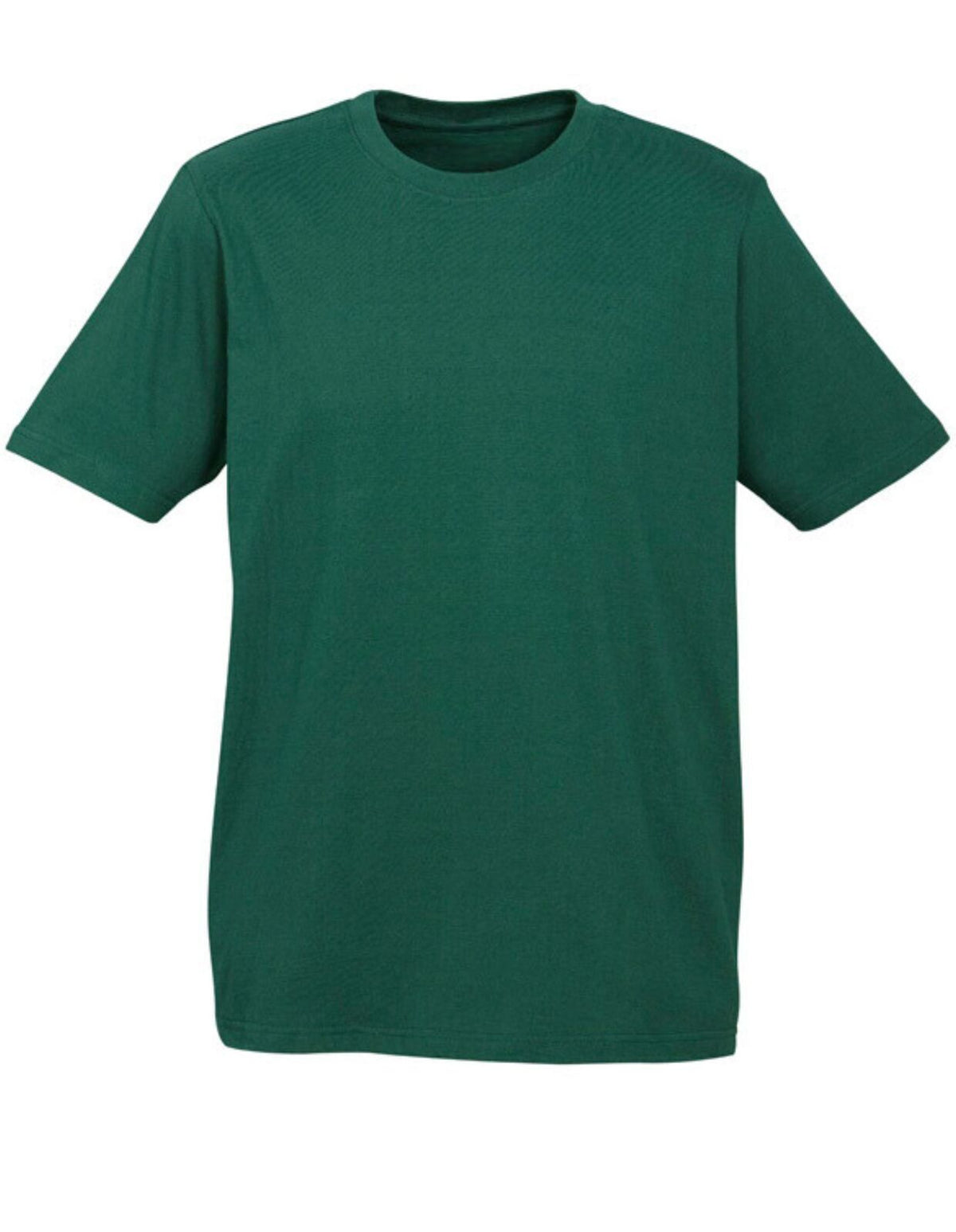 Mens Plain Bottle Green T-Shirt - 100% Cotton Casual Basic Top