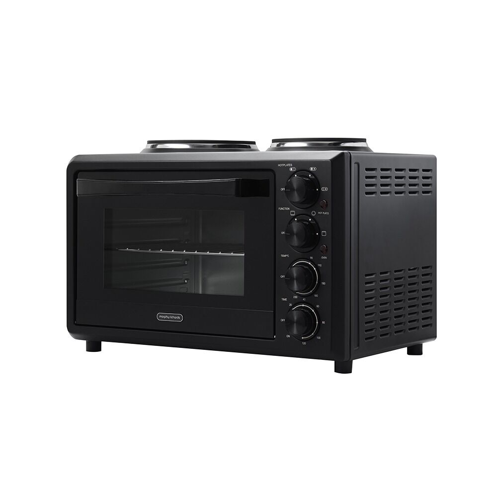 Morphy Richards 32L Benchtop Convection Oven with Hot Plates (MRBO32BLK2)