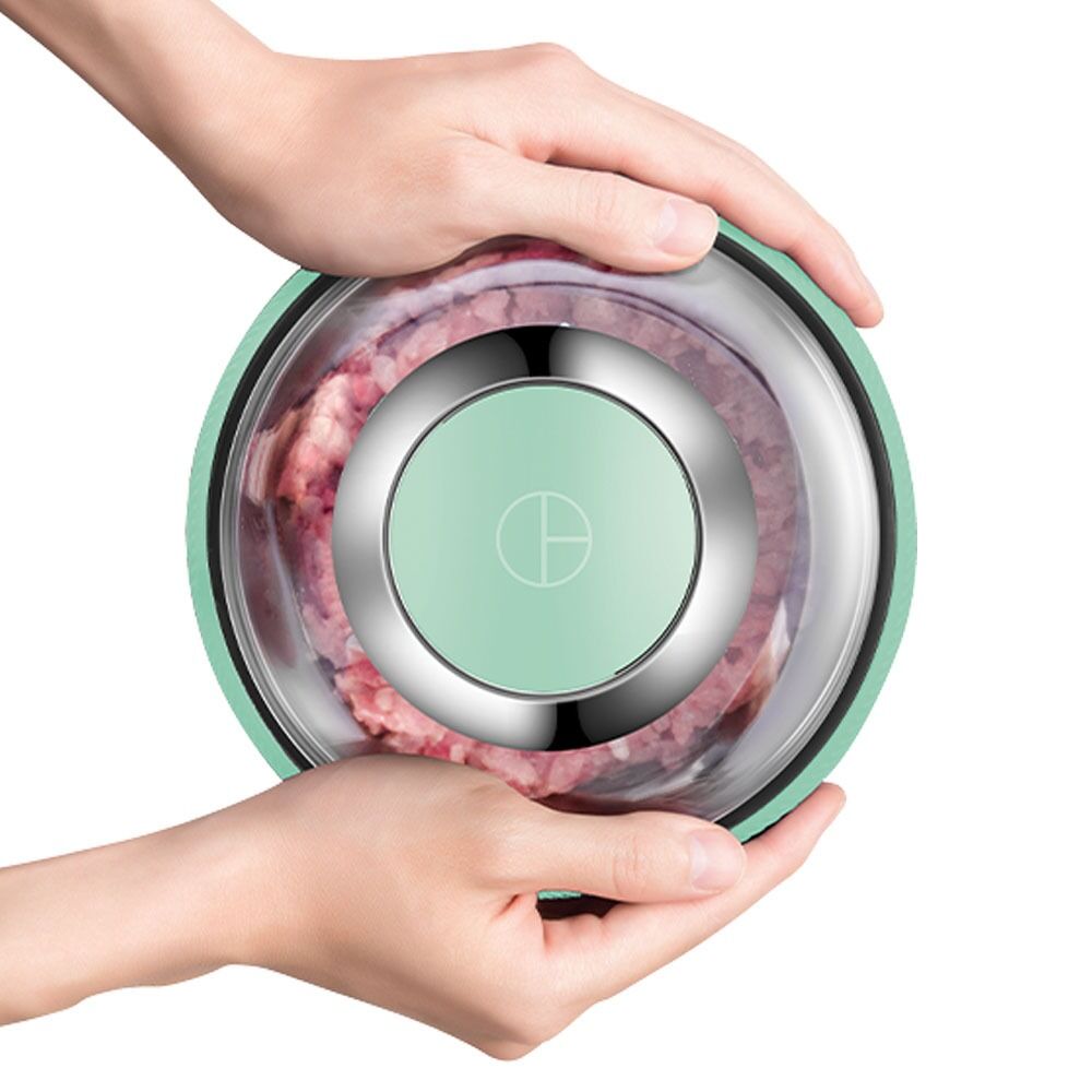 Morphy Richards Stainless Steel Electric Chopper - Spearmint Green