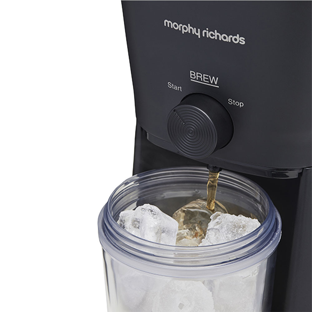 Morphy Richards Electric Iced Coffee Machine Maker 350ml (MRCM35BK)