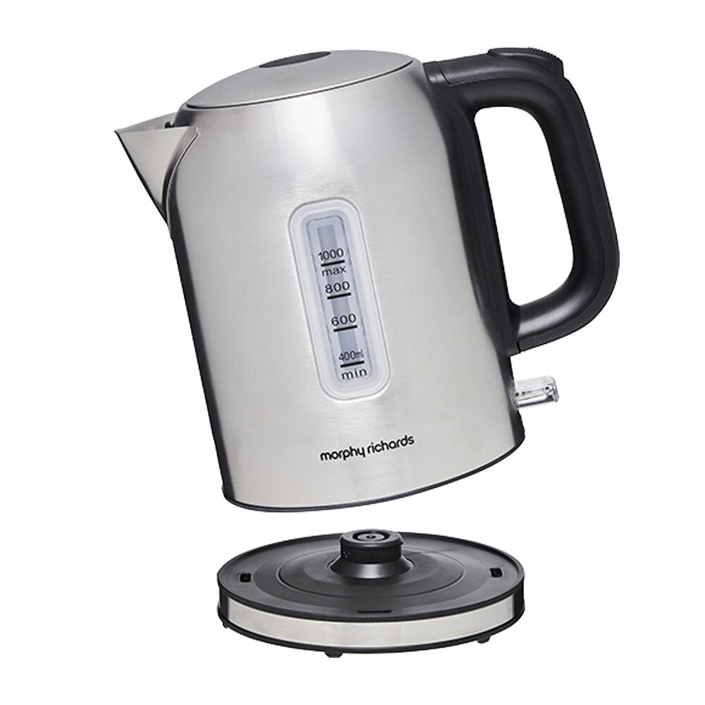 Morphy Richards 2200W Equip 1L Jug Kettle Silver MREK1SS