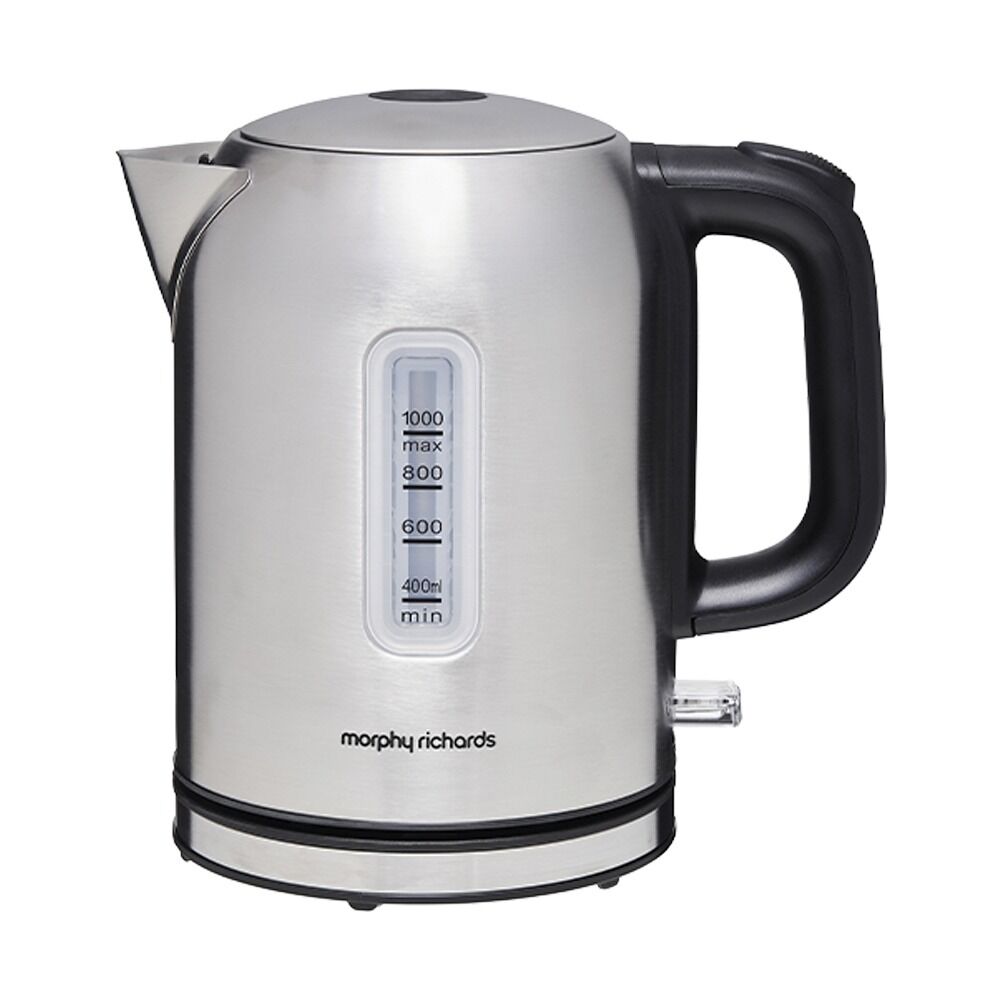 Morphy Richards 2200W Equip 1L Jug Kettle Silver MREK1SS
