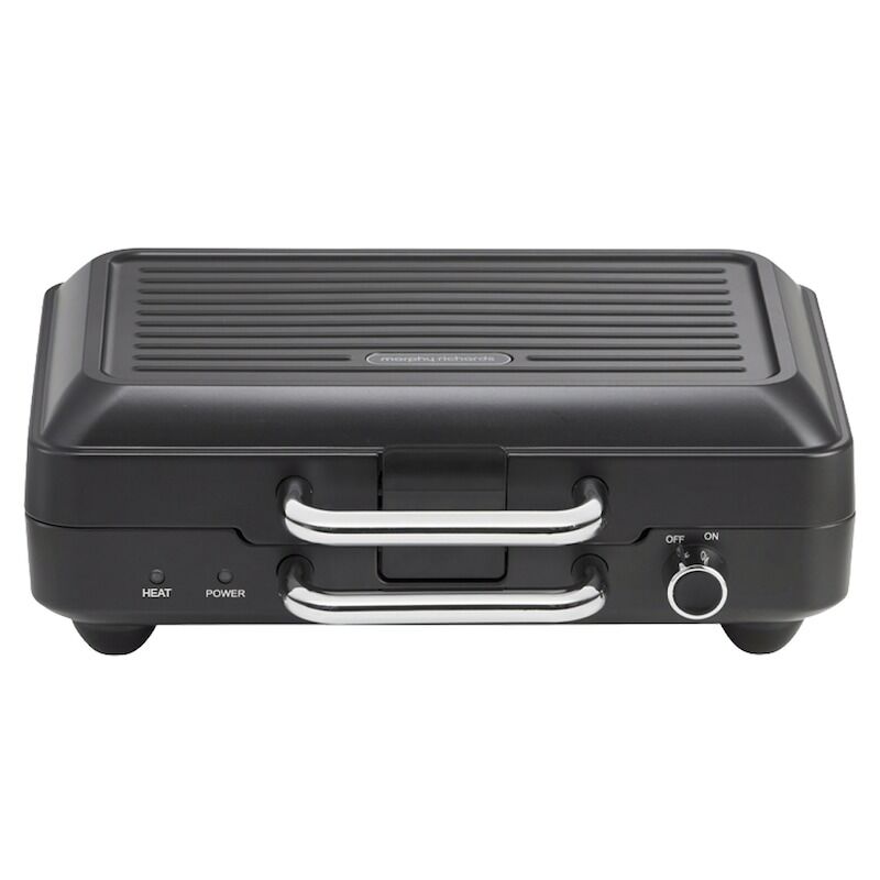 Morphy Richards Changeable Multipress Jaffle Panini Waffle Pie Maker Titanium