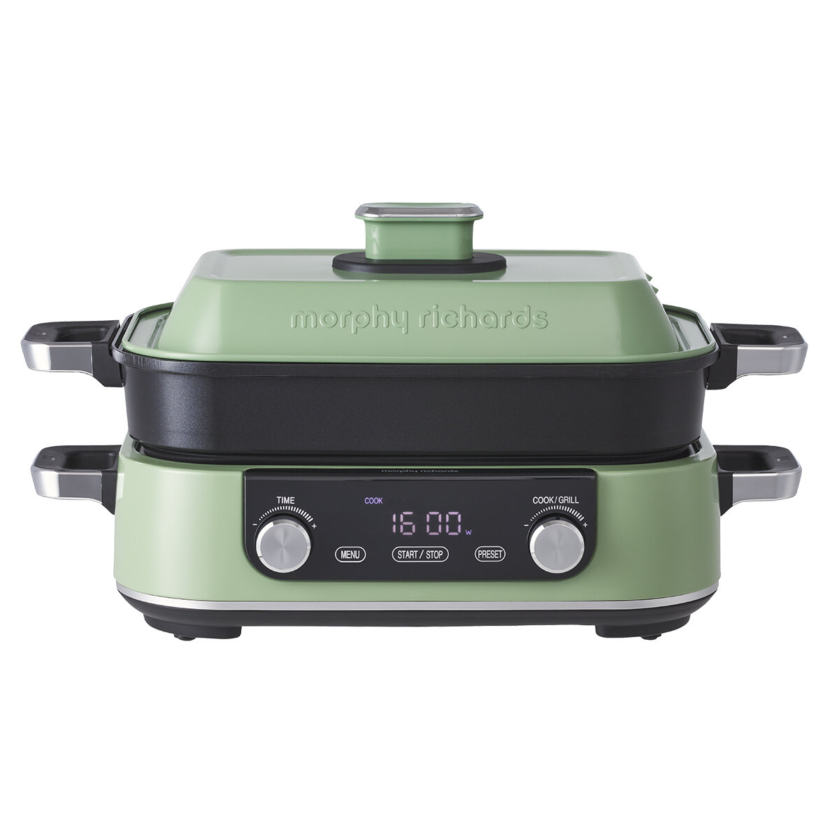 Morphy Richards Digital Multifunction Cooking Pan Pot Skillet Green MRMP3GN