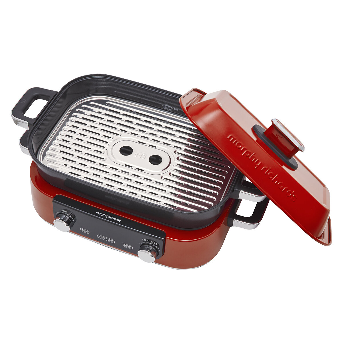 Morphy Richards Digital Multifunction Cooking Pan Pot Skillet Red MRMP3RD