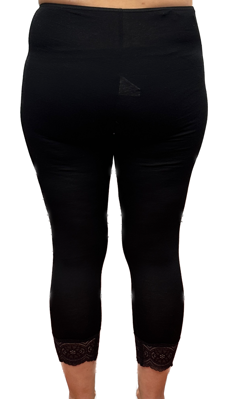 Merino Wool Skins Womens Audrina Capri Legging Thermals Underwear Warm Winter - Black