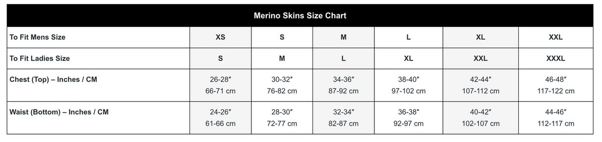 Merino Skins Womens Classic Scoop Neck Long Sleeve Tunic Thermal Underwear- Black