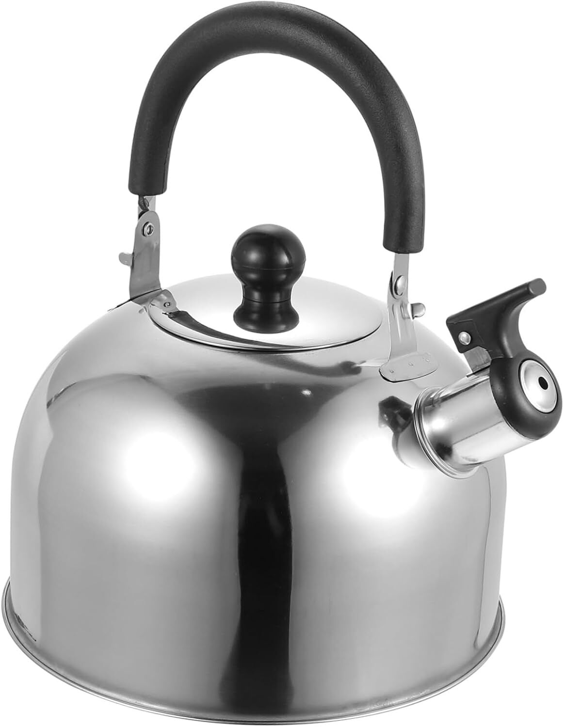 3.0L WHISTLING KETTLE Stainless Steel Camping Tea Kitchen Stove Top Camping Silver