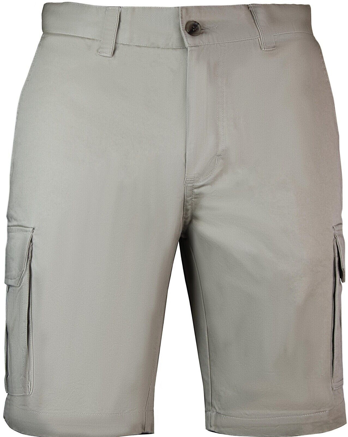 Mens 100% Cotton Cargo Shorts - Fawn (Casual Work Wear Half Pants)
