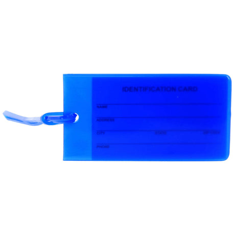 Set of 4 Milleni Jelly Luggage Tags for Travel Suitcases & Bags