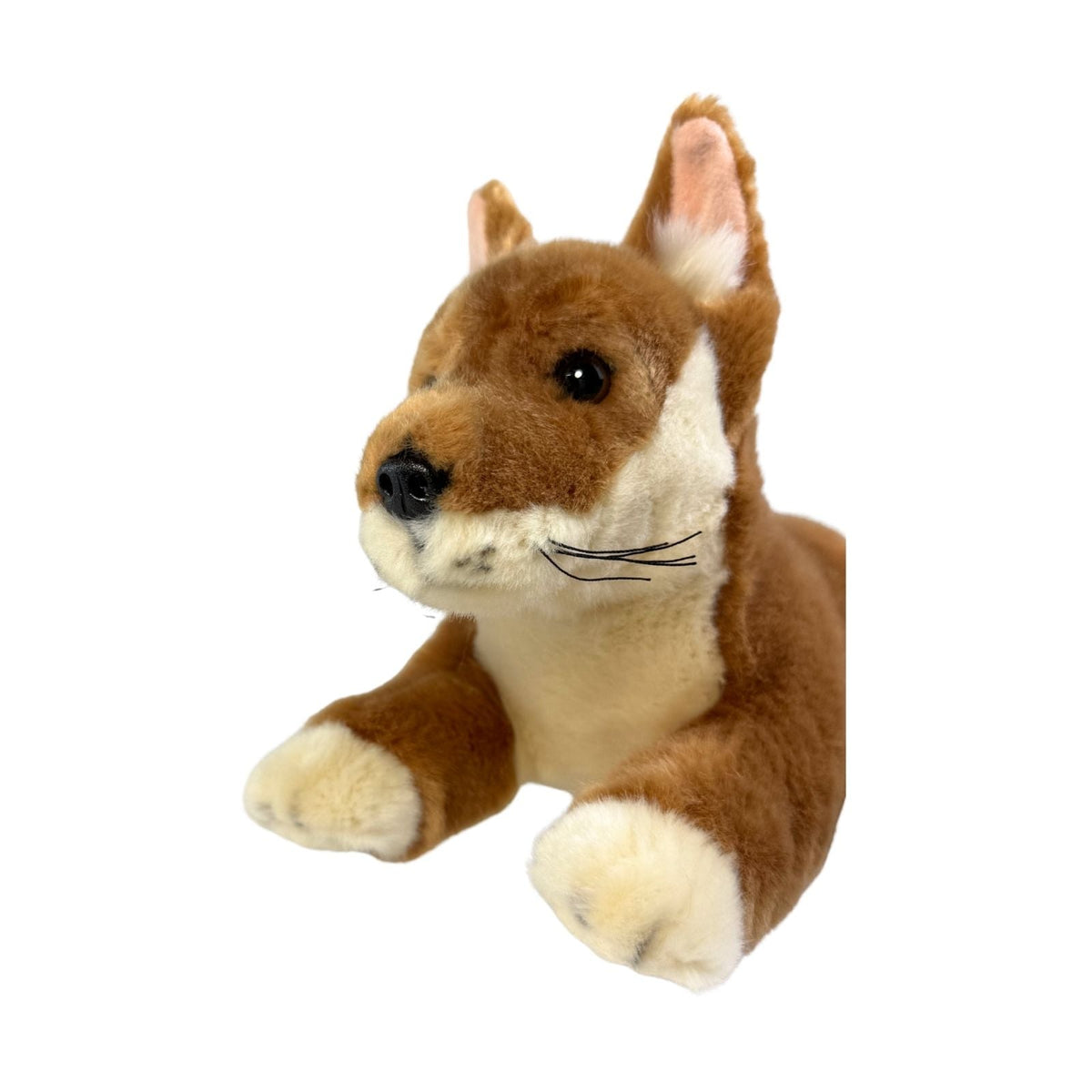 Bocchetta Max 33cm Floppy Dingo Puppy Plush Toy - Tan (Australian Stuffed Animal Souvenir Gift)