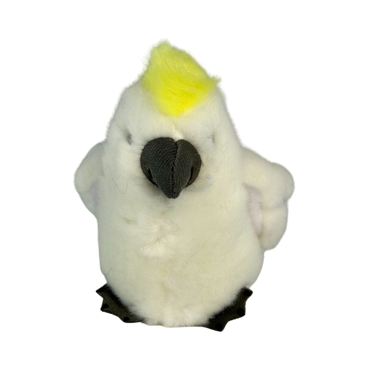 Bocchetta 12cm Mini Sulphur-Crested Cockatoo Plush Toy (Australian Stuffed Animal Souvenir Keyring Gift)