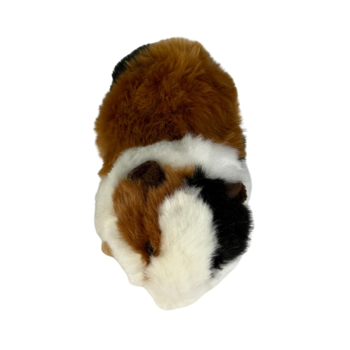 Bocchetta Mocca 10cm Standing Guinea Pig Plush Toy - Tricolour (Realistic Stuffed Animal Farm Gift)
