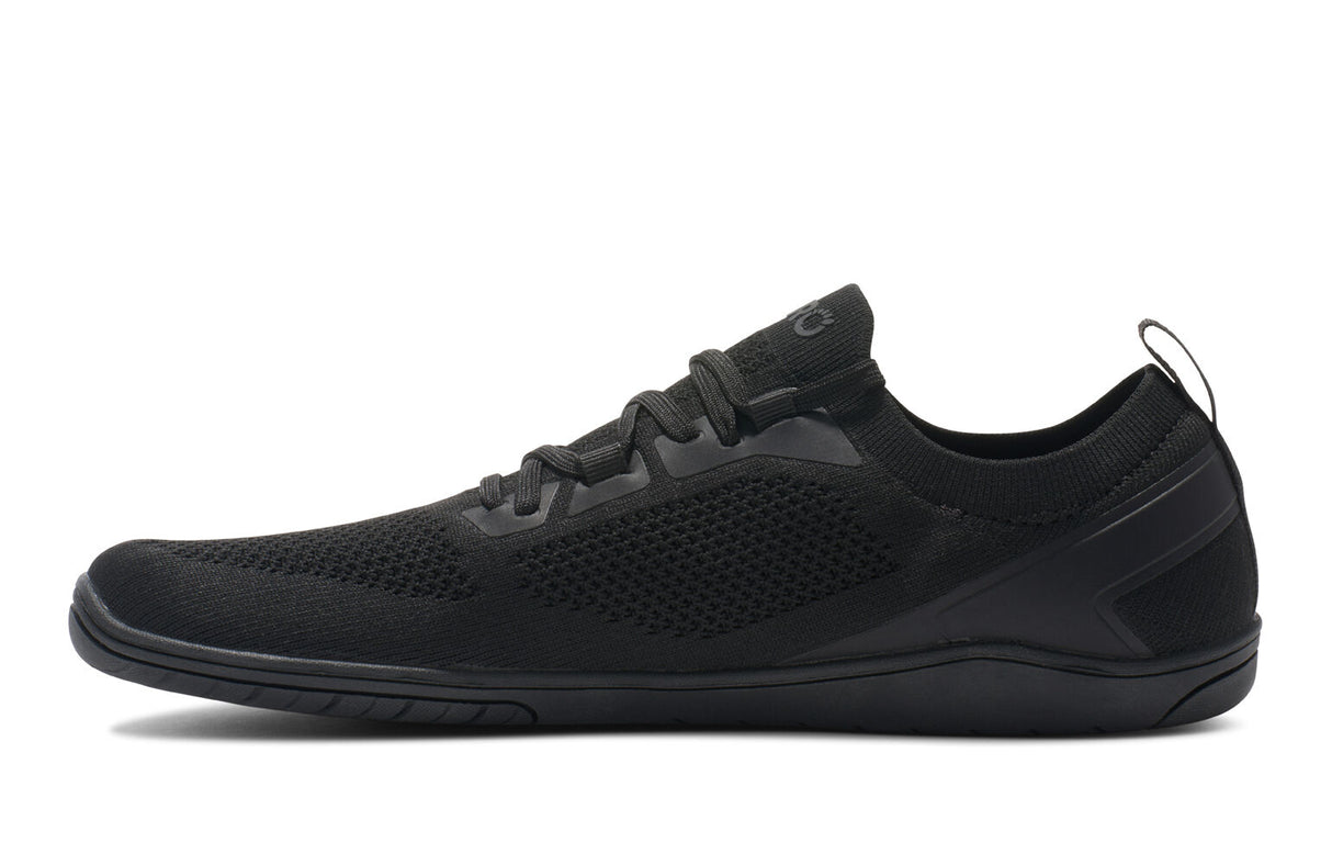 Xero Mens Nexus Knit Barefoot Shoes Zero Drop Sneakers in Black/Black