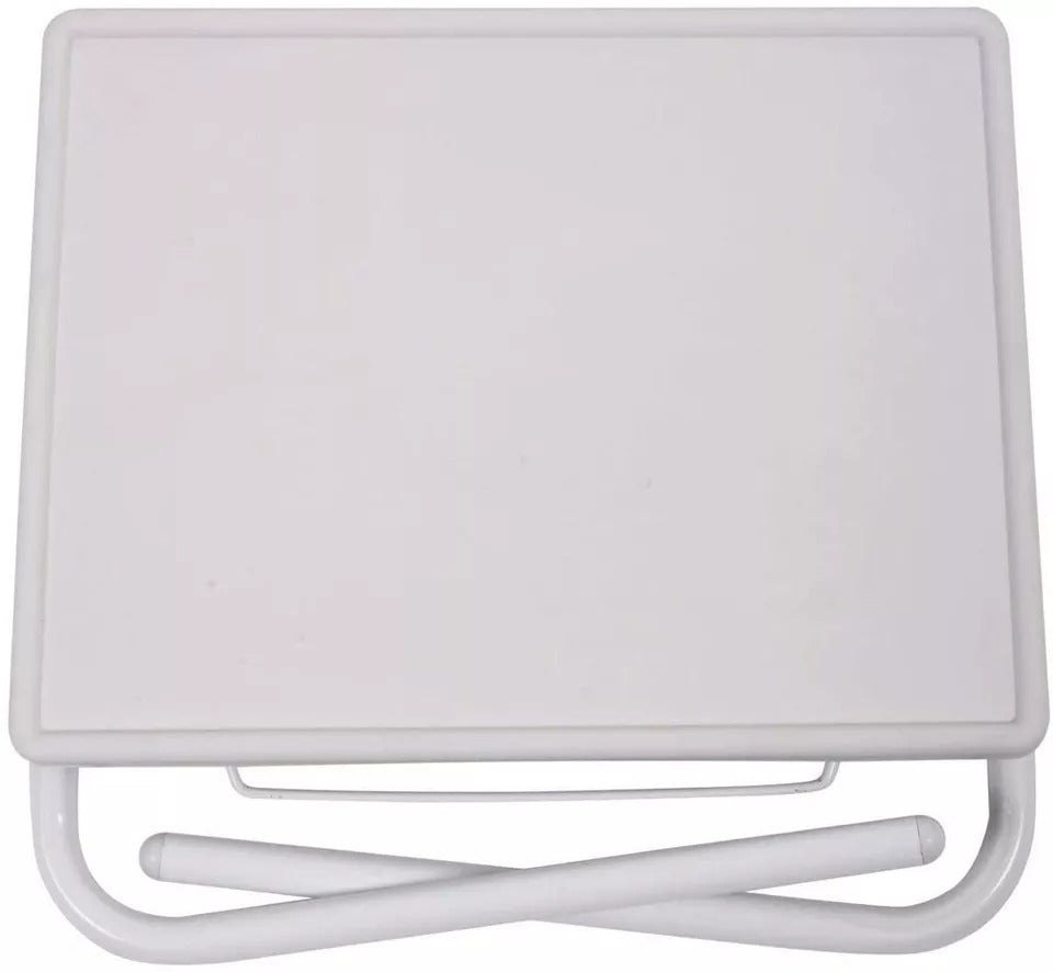 Portable Laptop/TV Dinner Table - Metal Adjustable & Folding Table