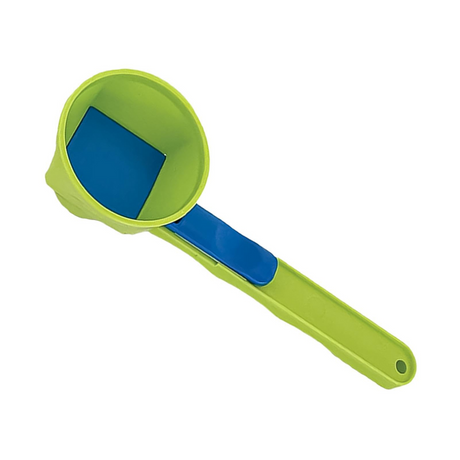 No Spill Protein Powder Scoop No Mess Fitness Workout Funnel Sliding Base Tool