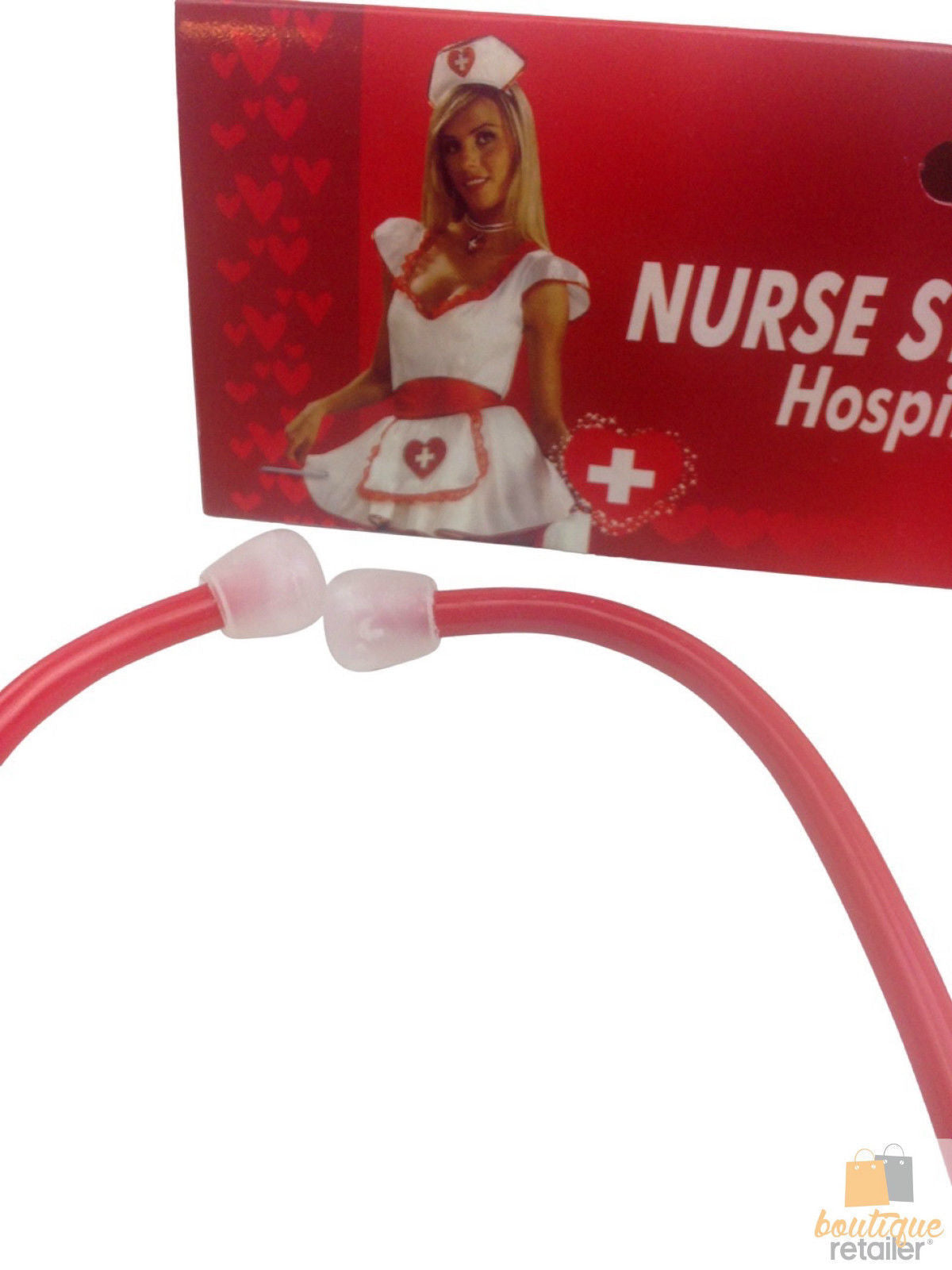 NURSE Party STETHOSCOPE Costume Accessory Fancy Dress Halloween Hospital Doctor