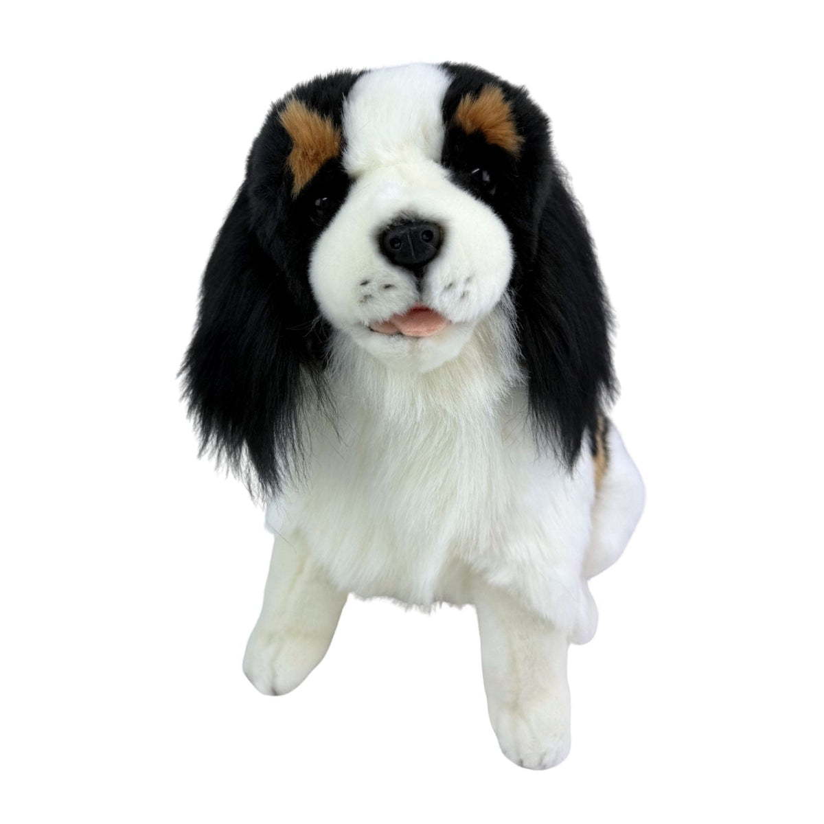 Bocchetta Chester 32cm Sitting Cavalier King Charles Spaniel Plush Toy (Realistic Stuffed Animal Dog Gift)