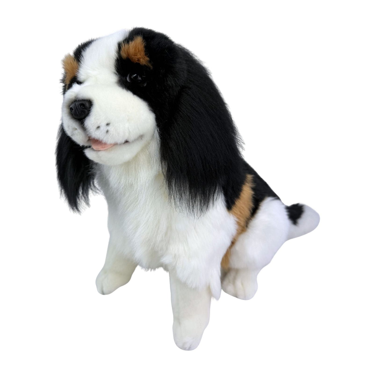 Bocchetta Chester 32cm Sitting Cavalier King Charles Spaniel Plush Toy (Realistic Stuffed Animal Dog Gift)