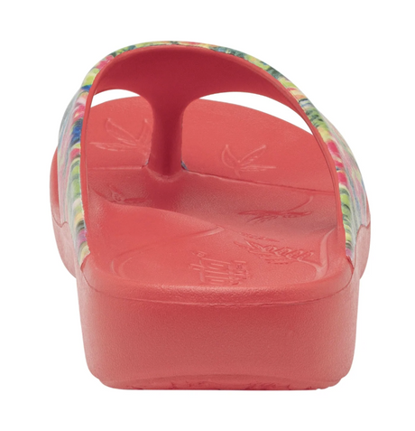 Alegria Womens Ode Flip Flops Thongs Summer Slip On Sandals - Itchycoo