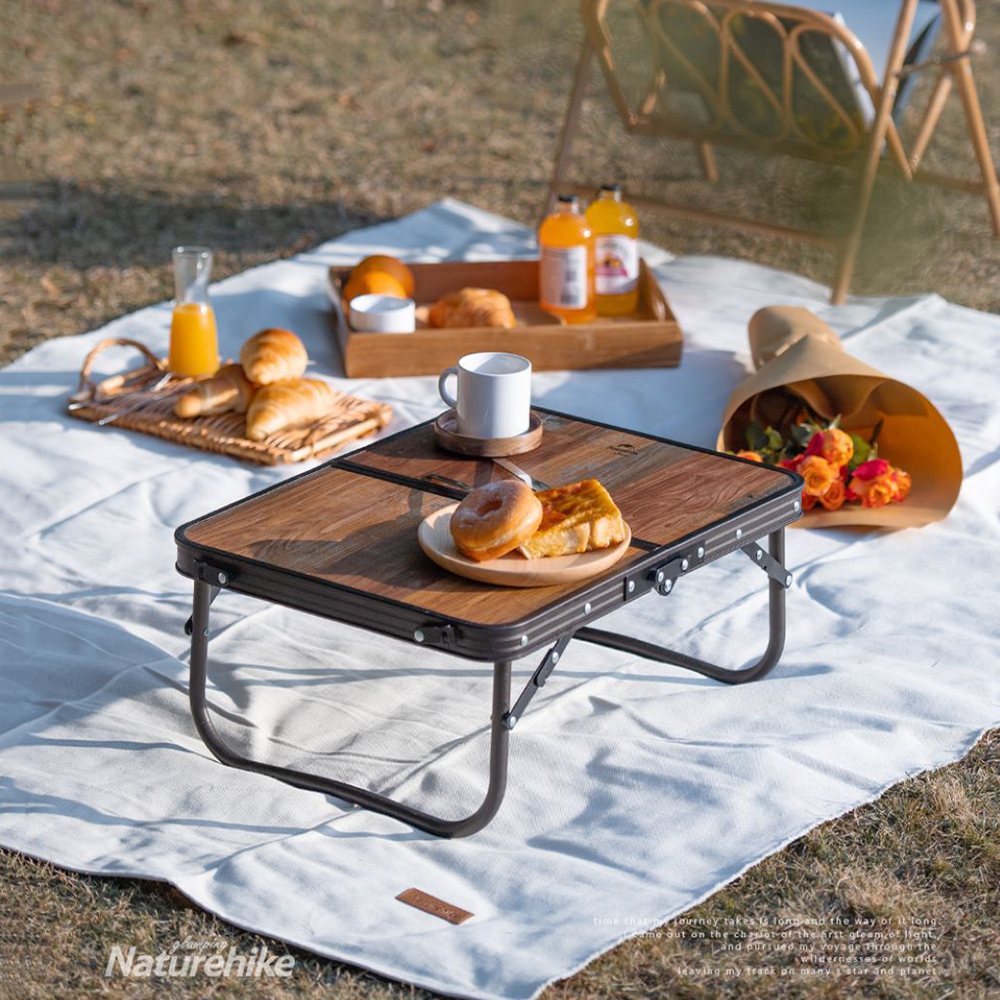 Naturehike Ultralight Foldable Table Aluminium BBQ Camping Furniture Folding Des