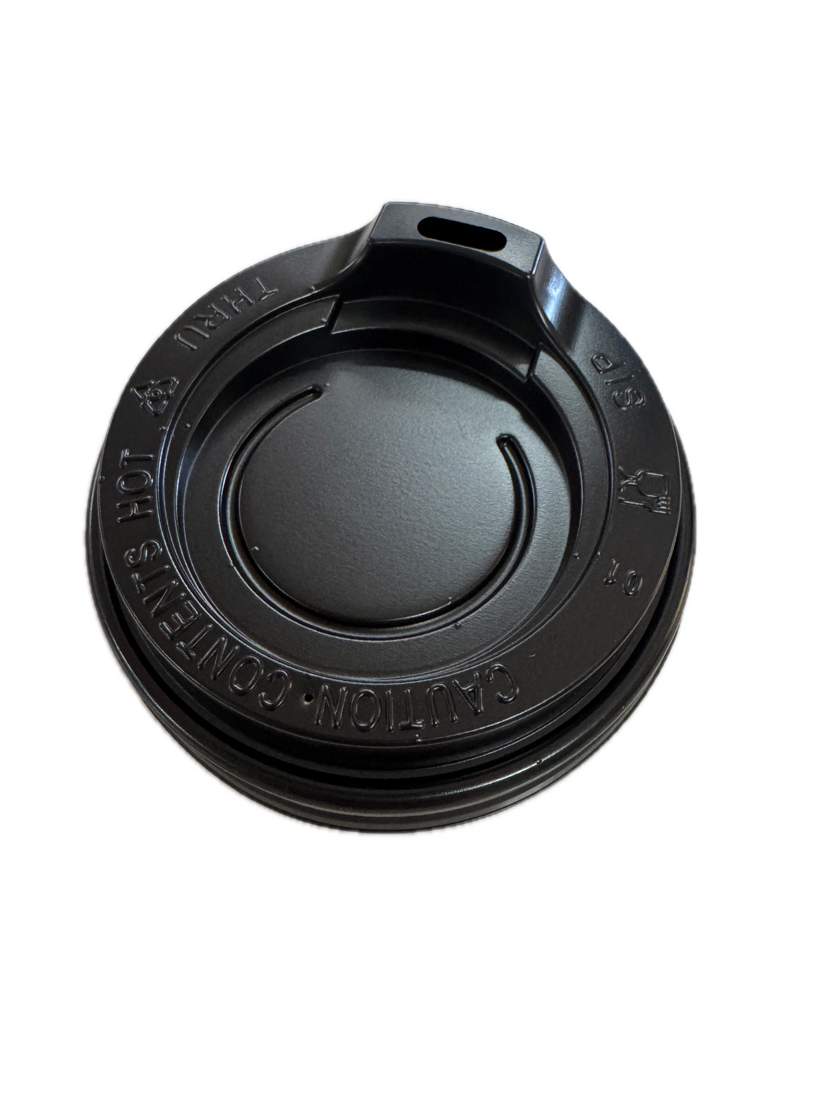 1000x 80mm Plastic Disposable Coffee Cup Sip Lids for 8oz/10oz Cups (Bulk)