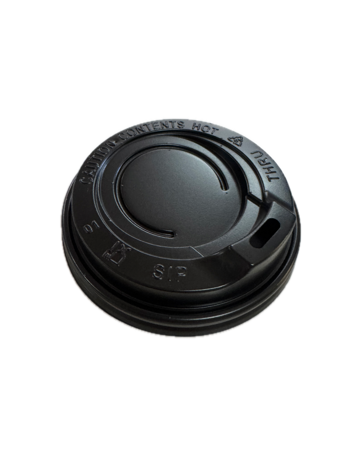 1000x 80mm Plastic Disposable Coffee Cup Sip Lids for 8oz/10oz Cups (Bulk)