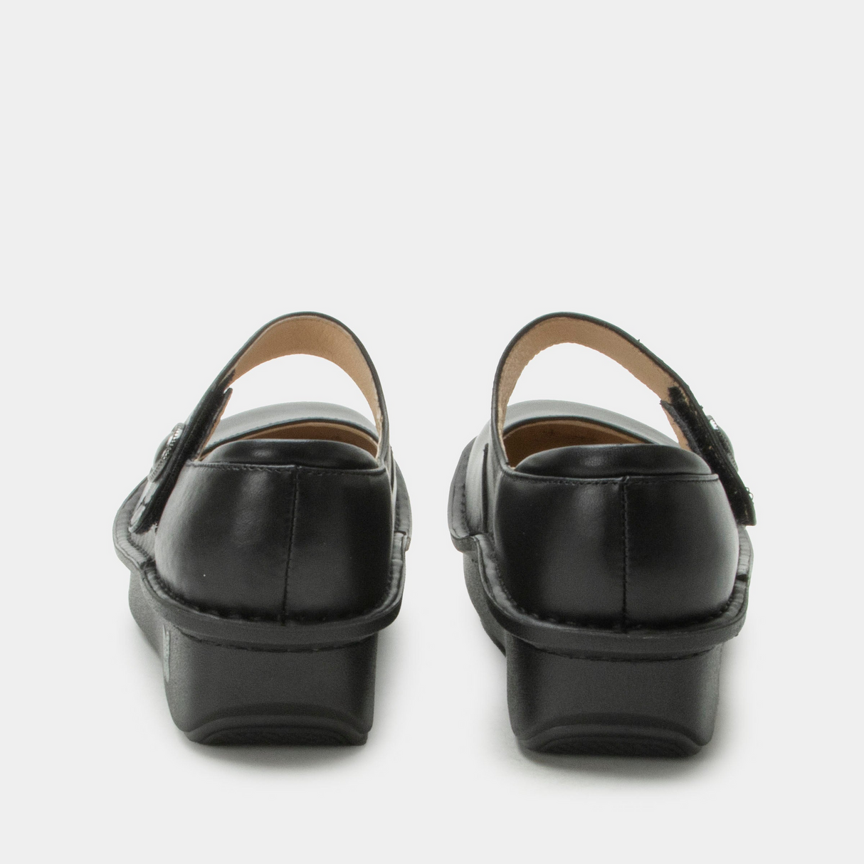 Alegria Paloma Womens Mary Jane Shoes - Black Nappa (Slip-On Nursing Clogs w/Arch Support)