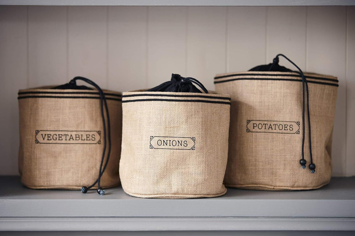 Pantry Potato Hessian Preserving Bag - Natural (Storage Sack)