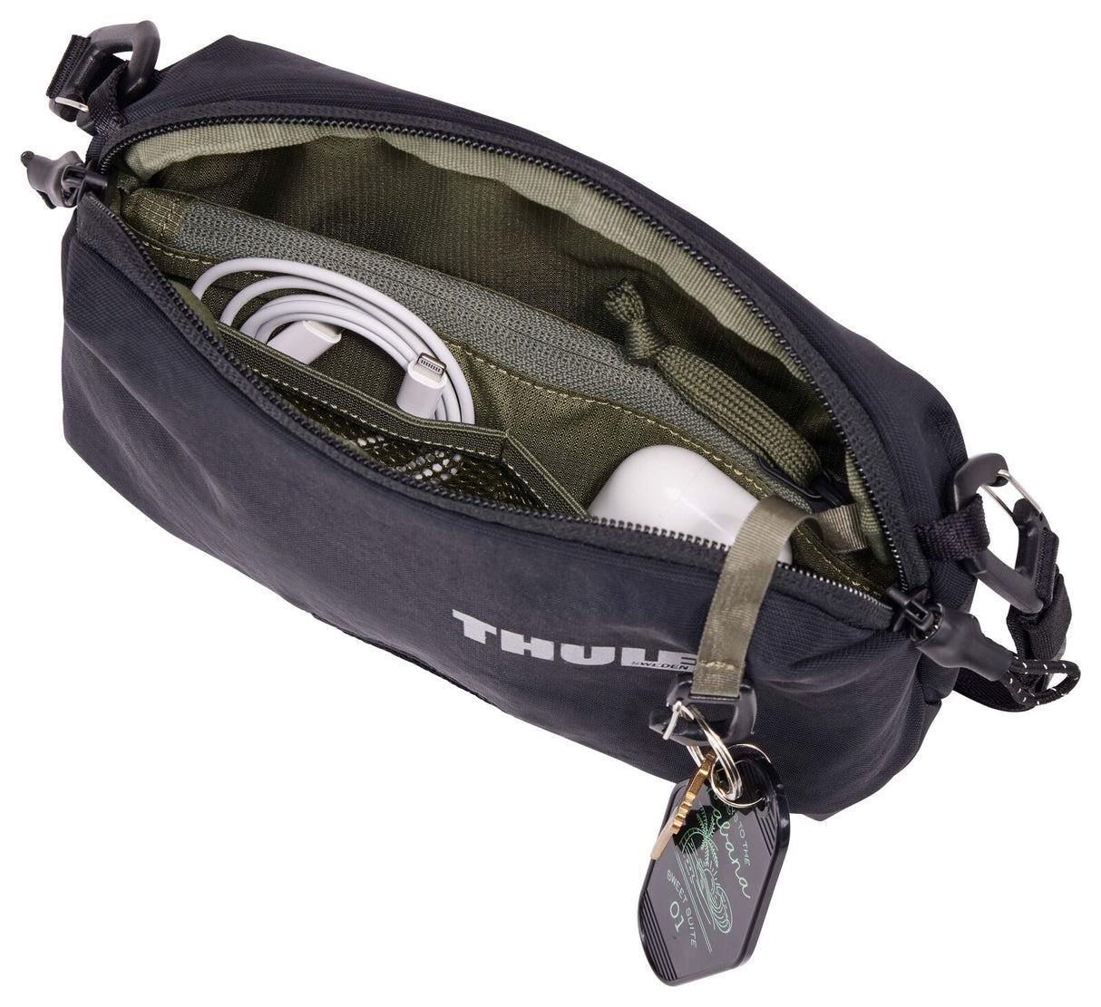 THULE Paramount 2L Crossbody Bag Sling Pouch Travel Organiser in Black