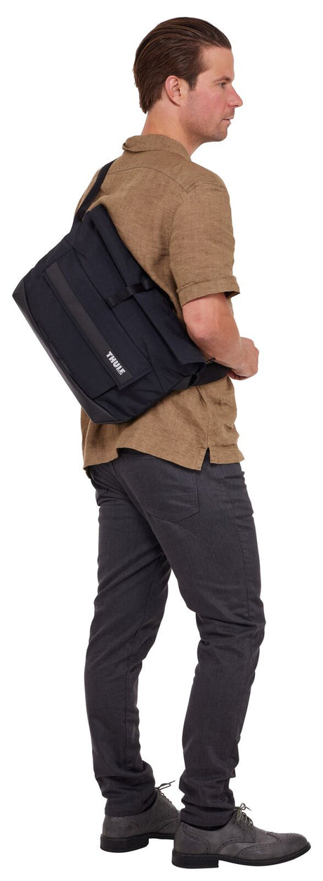 THULE Paramount 14L Rolltop Crossbody Sling Bag w/ 14" Laptop Padded Sleeve in Black